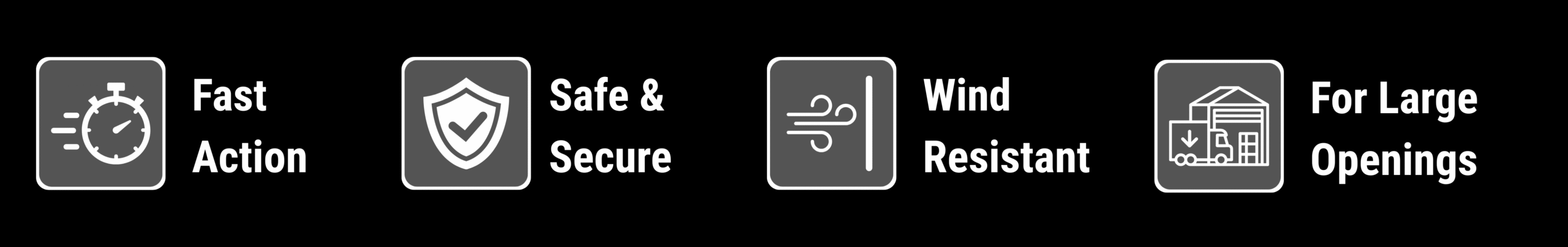 FOLD UP door benefits and features