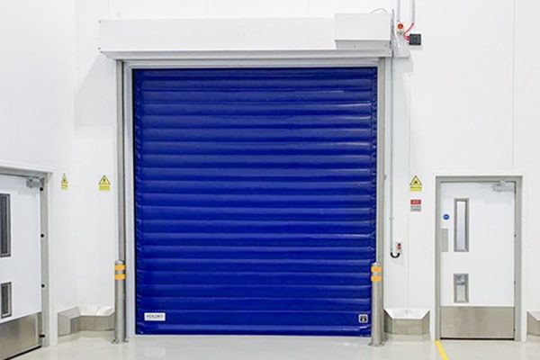 high speed insulated cooler doors